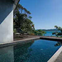 泳池別墅的私人泳池