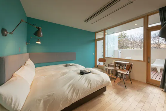 테라스 트윈 룸입니다.