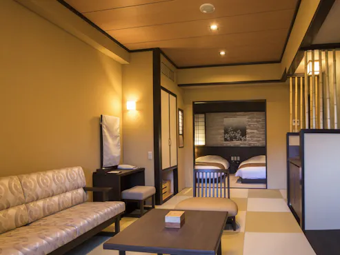 Kamar Twin Jepang 38m² / Bebas Rokok (contoh)