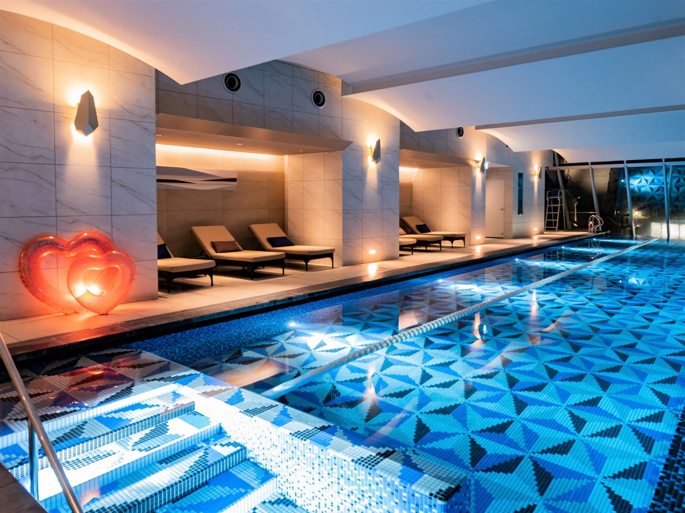 Private Night Pool Image