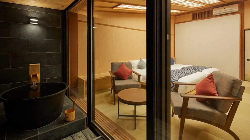 All Rooms with Open-Air Bath Guest Rooms Sengokuhara Onsen Centurion Hakone Villa