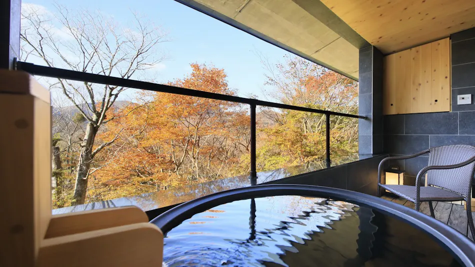 All Rooms with Open-Air Bath Guest Rooms Sengokuhara Onsen Centurion Hakone Villa