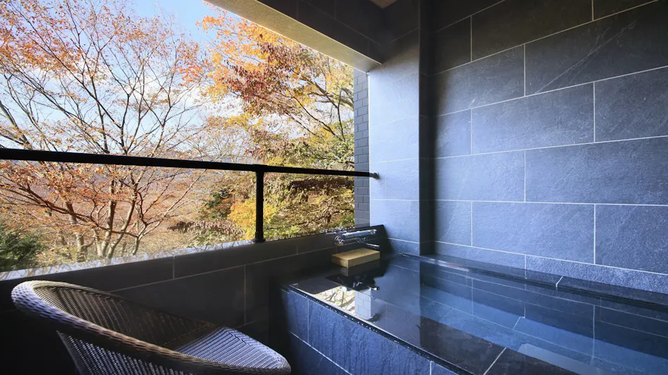 All Rooms with Open-Air Bath Guest Rooms Sengokuhara Onsen Centurion Hakone Villa