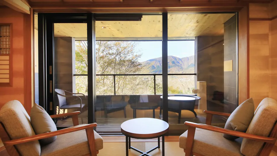 All Rooms with Open-Air Bath Guest Rooms Sengokuhara Onsen Centurion Hakone Villa