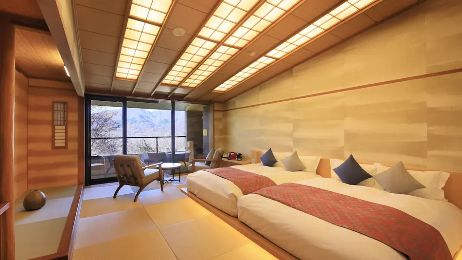 All Rooms with Open-Air Bath Guest Rooms Sengokuhara Onsen Centurion Hakone Villa
