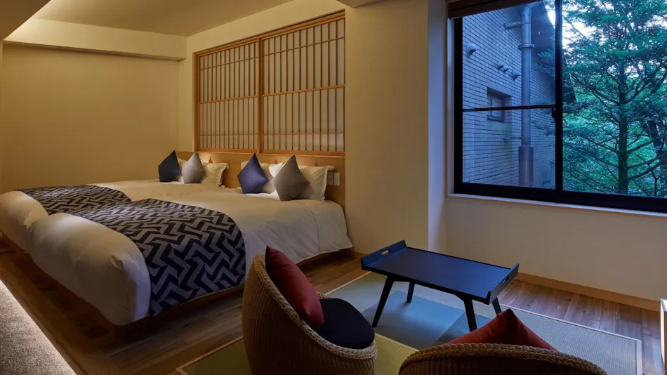 All Rooms with Open-Air Bath Guest Rooms Sengokuhara Onsen Centurion Hakone Villa