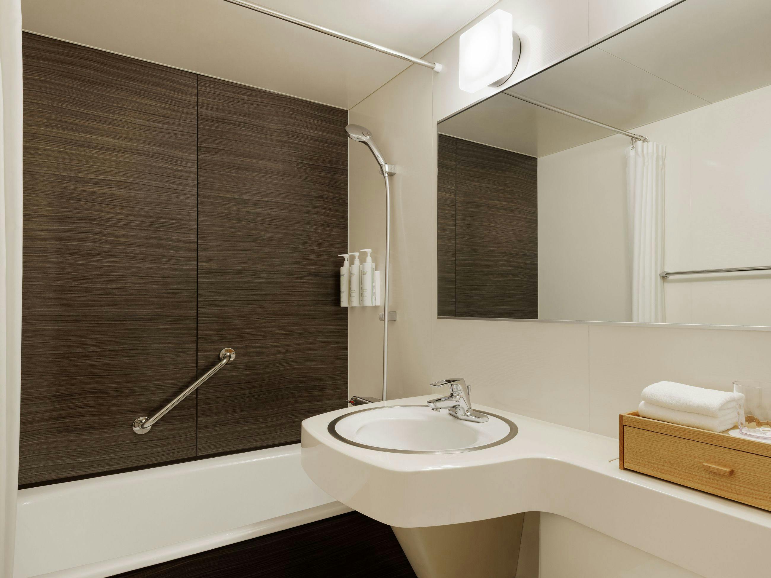 【ห้องพักเตียงคู่พร้อมห้องน้ำ】