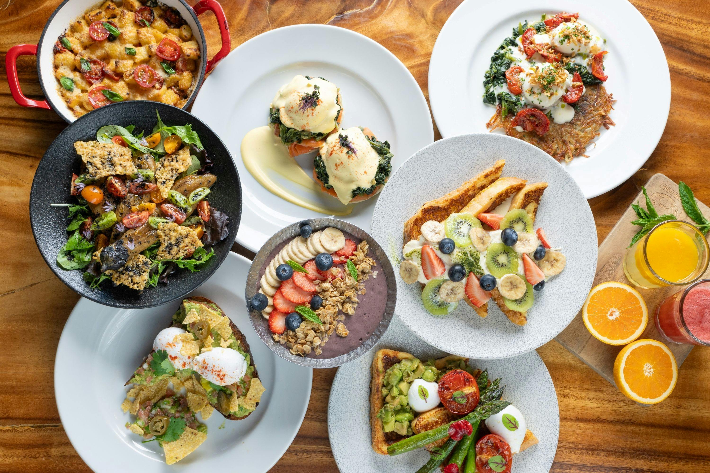 *ตัวอย่างอาหารเช้า/Green Farm cafe