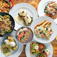 *ตัวอย่างอาหารเช้า/Green Farm cafe