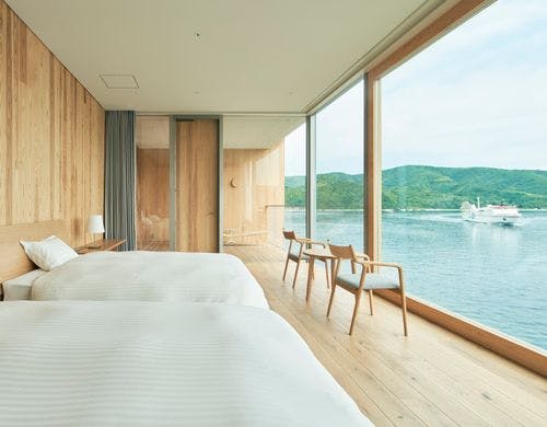 テラスからの景色