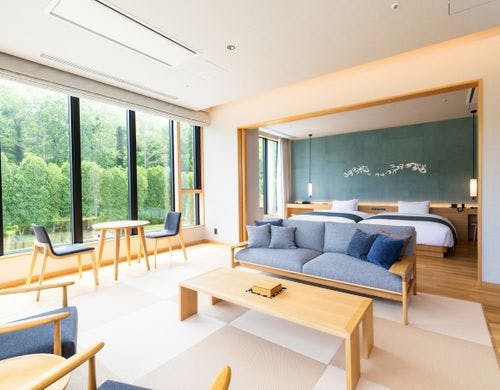 温泉露天風呂付ジュニアスイート｜東館