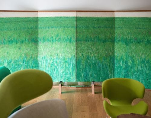 客室「Grano」屏風