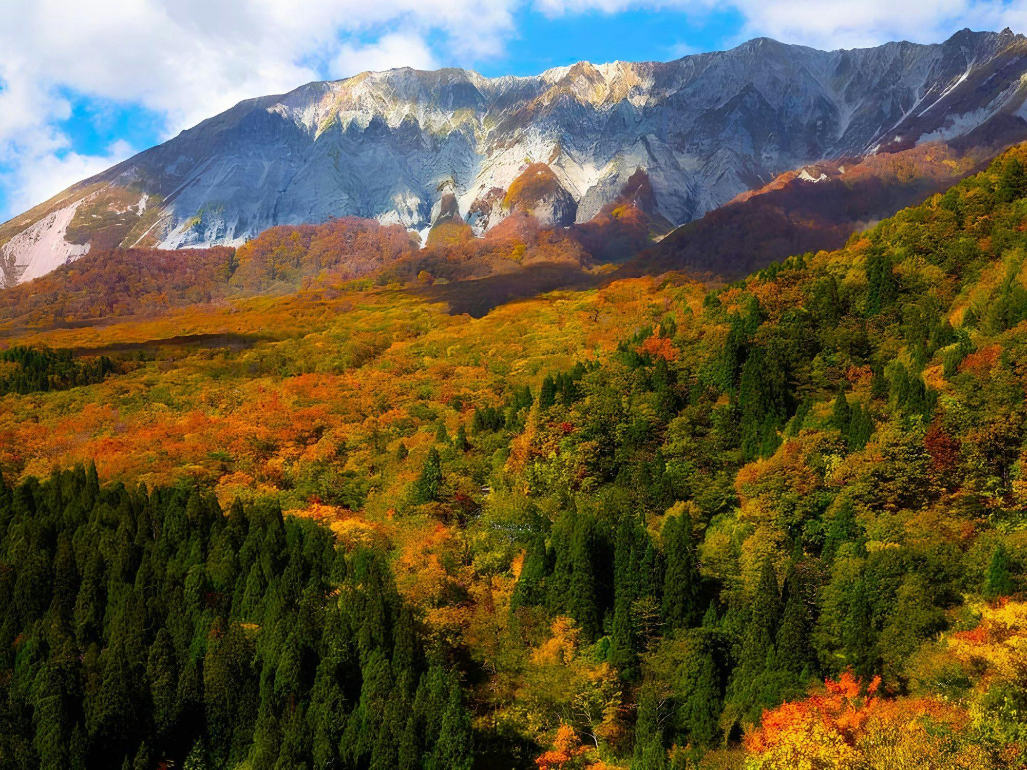 大山钥挂峠红叶