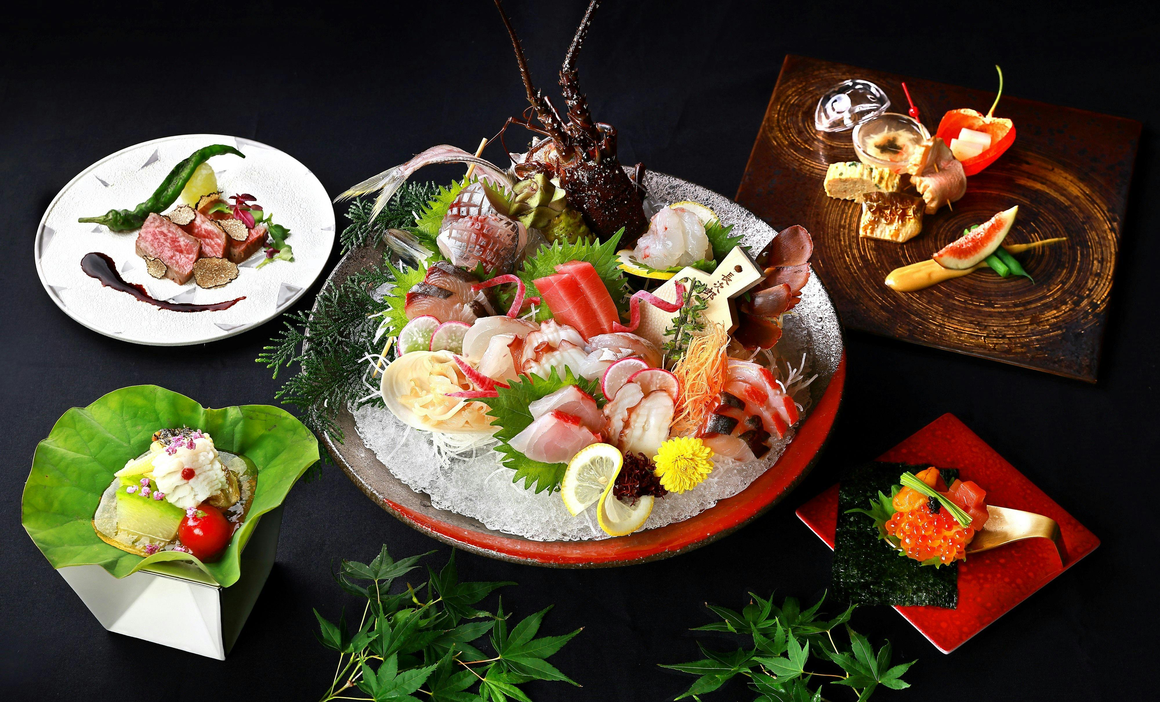 鏡ケ浦温泉rokuza - 房総の高級食材、伊勢海老または鮑が選べる