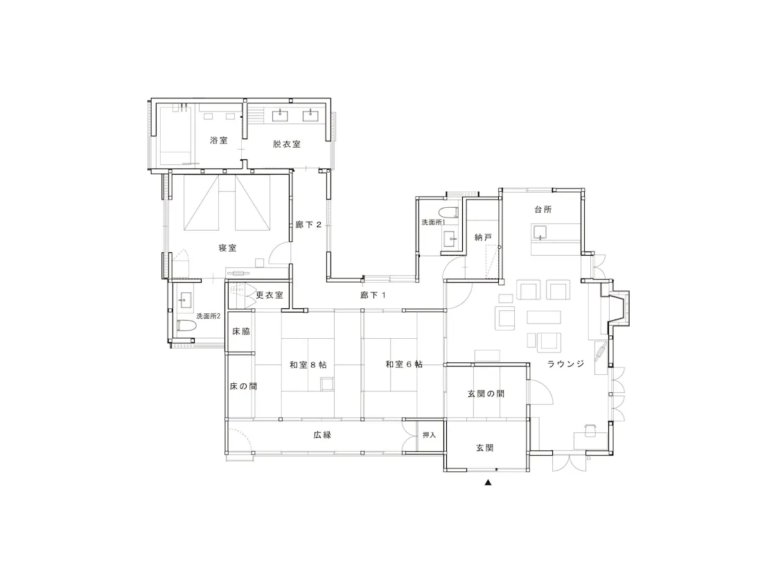 昭和の間取り図