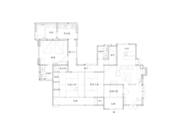 昭和の間取り図