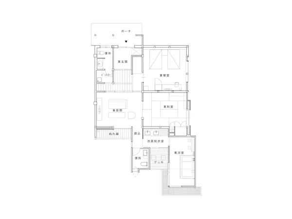 東の間取り図