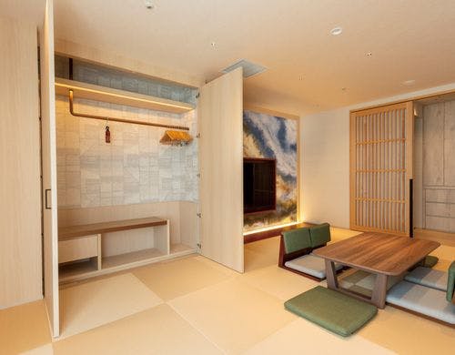 ジャパニーズスイートルーム ベッド