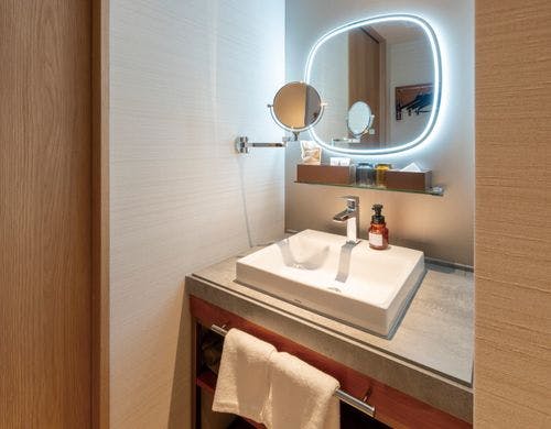 スーペリアツインルーム 洗面です