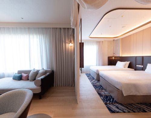 プレミアムスイートルーム ベッド