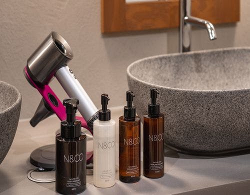 脱衣所男女共通｜パウダールーム備品一例