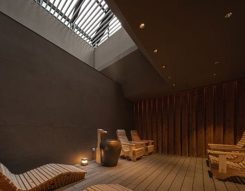 外気浴スペース男女共通