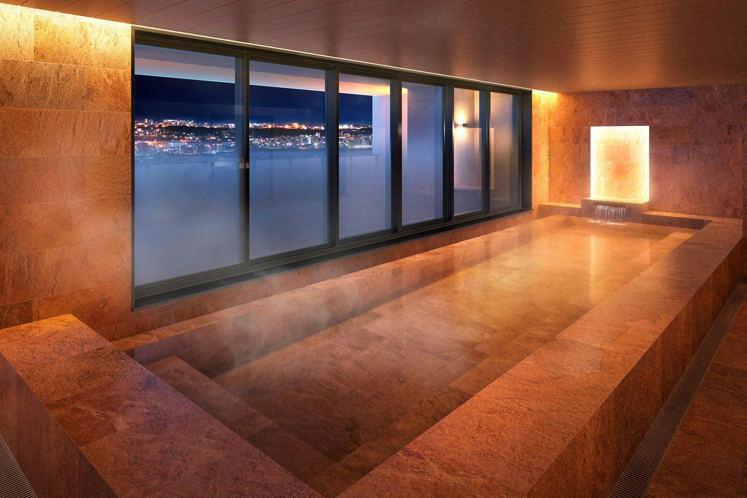 サウナを備えた大浴場イメージ