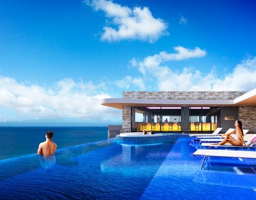 最上階にあるインフィニティプールイメージ