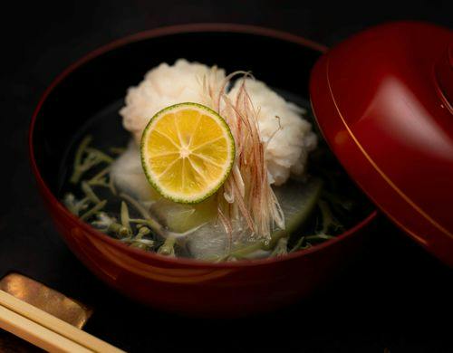 【和美旬郷会席】吸物｜牡丹鱧