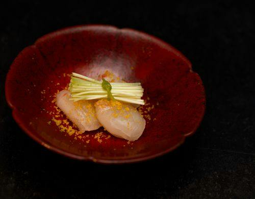 【和美旬郷会席】造り｜鯛昆布締め