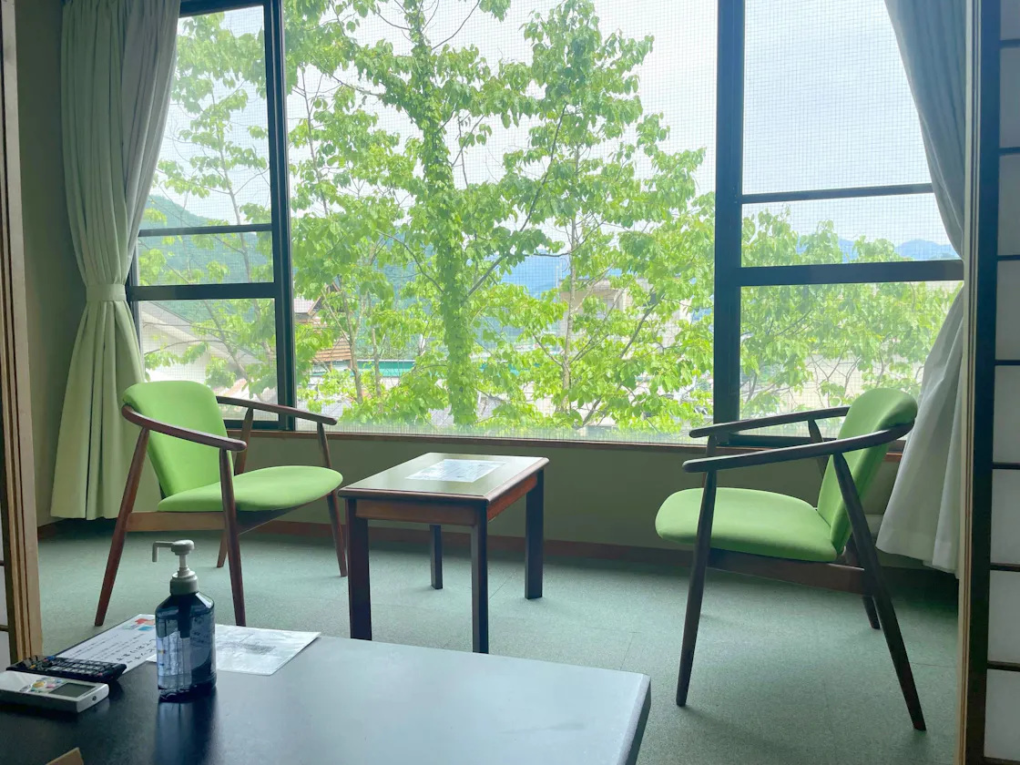 眺望はのぞめません。