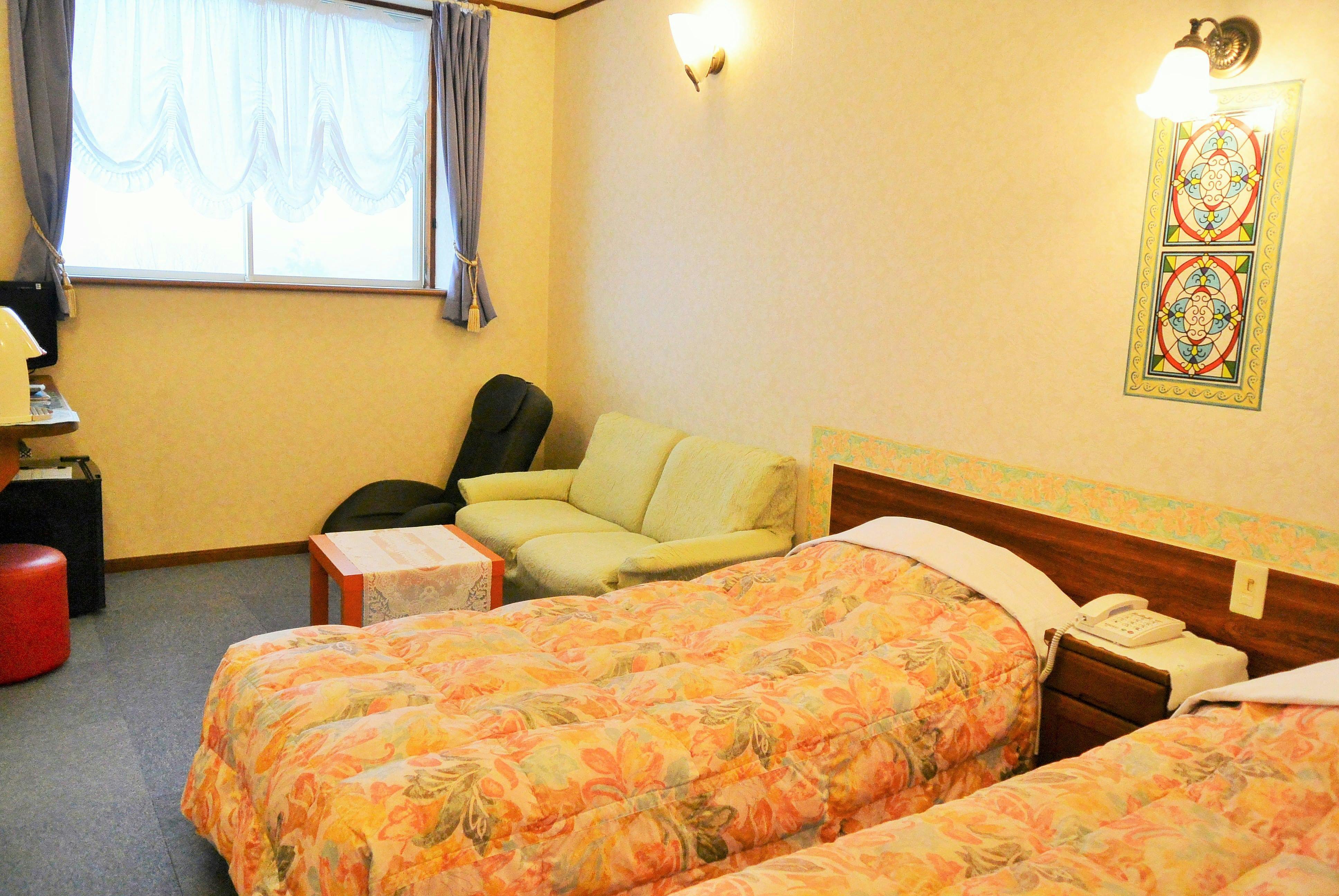 海と大島の見えるツイン（バストイレ）