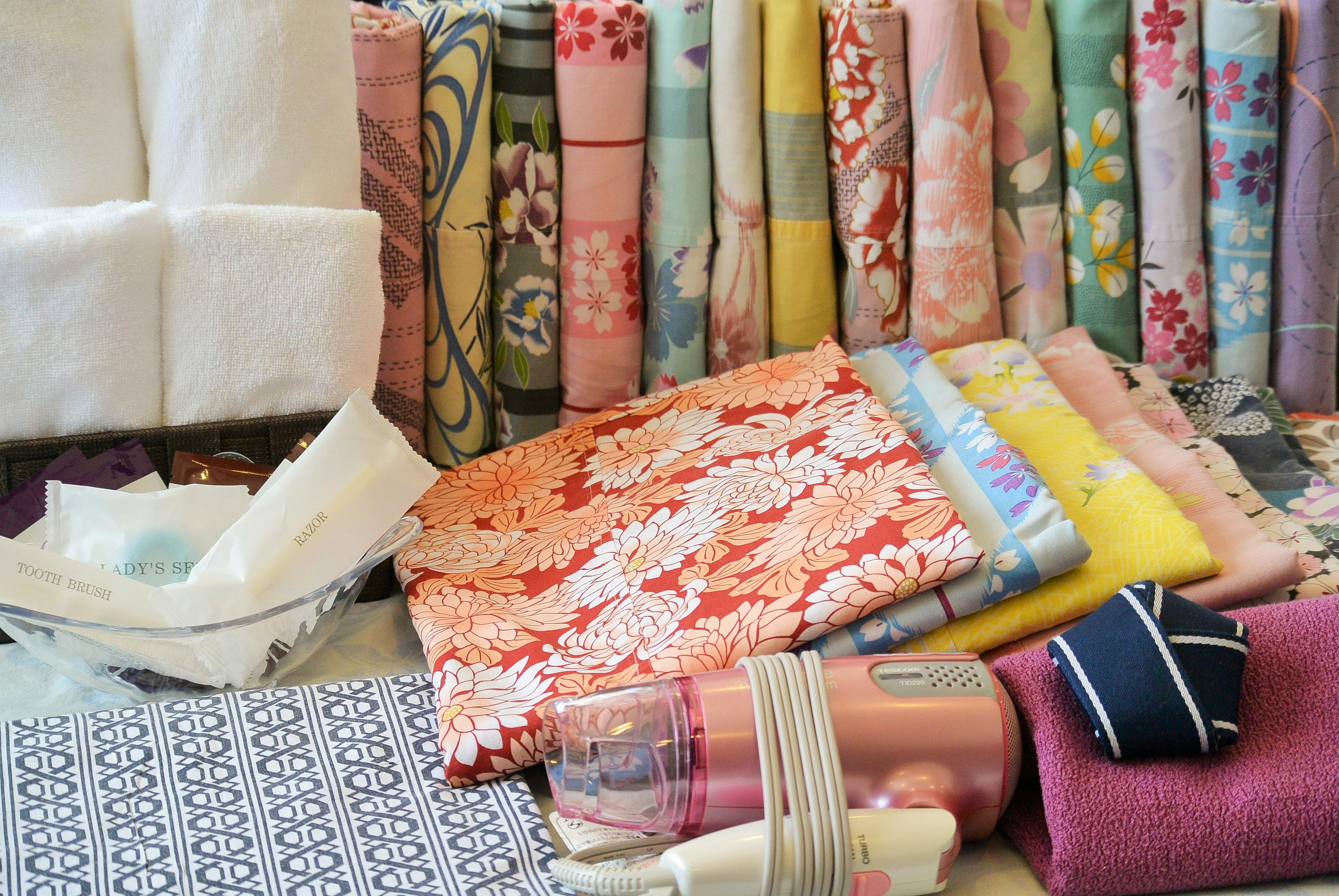 アメニティ浴衣など