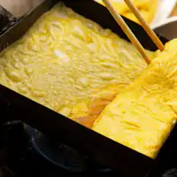 焼き立てをご提供する「特製厚焼き玉子」