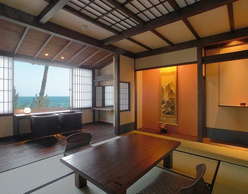 ・【和モダン・恋語りの間・和室『黒潮』】