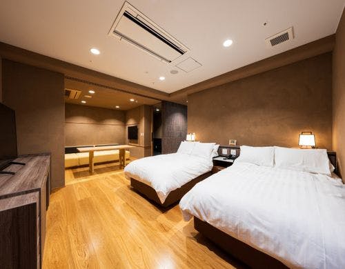 「湯楽」A　ベッド＋リビング