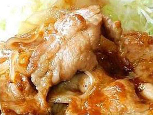 九重夢ポークの生姜焼き