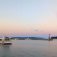 わたかの島の夕暮れ