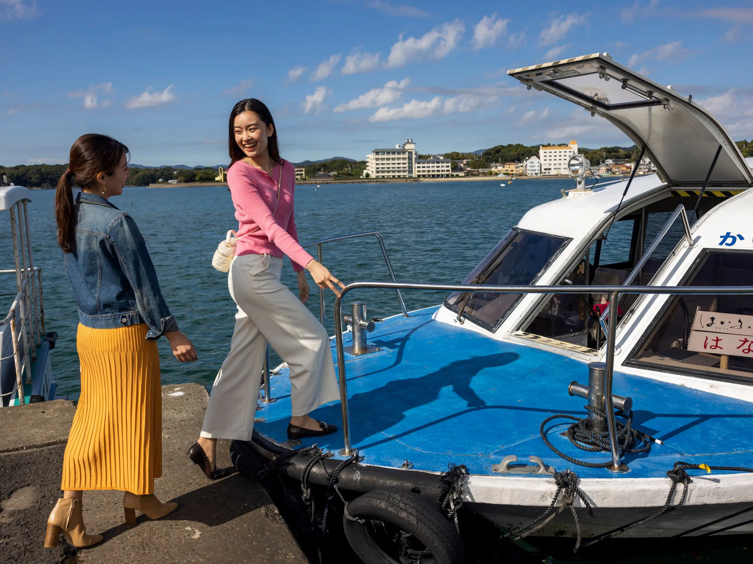 เรือข้ามฟากช่วงสุดท้าย ใช้เวลา 3 นาที