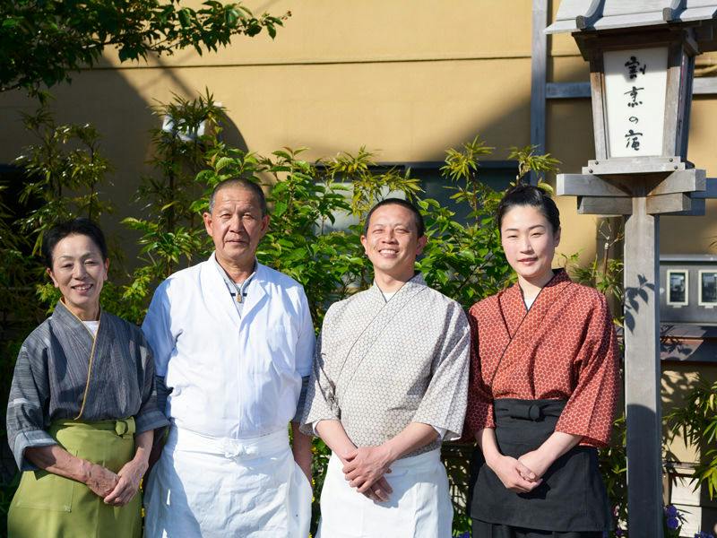 食材にこだわった割烹の味。料理人自らが捕える食材でおもてなし