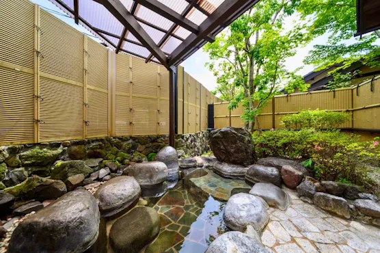 【Dengan pemandian terbuka】Kamar standar dengan pemandian terbuka (8 tatami)