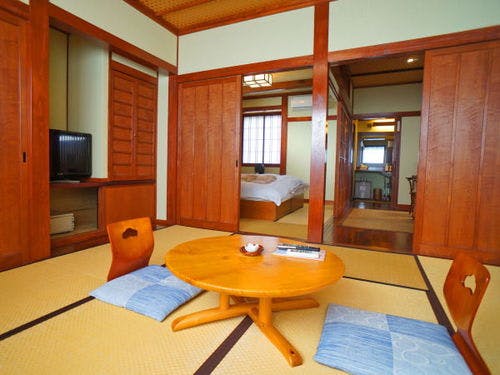 新棟離れの和洋室タイプです。ツインベット