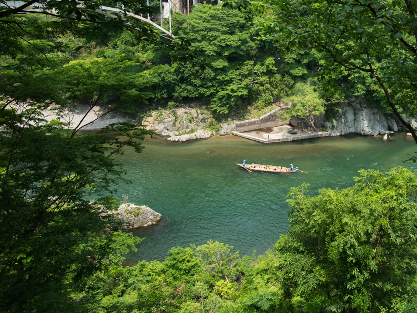 鬼怒川パークホテルズ:鬼怒川の渓谷