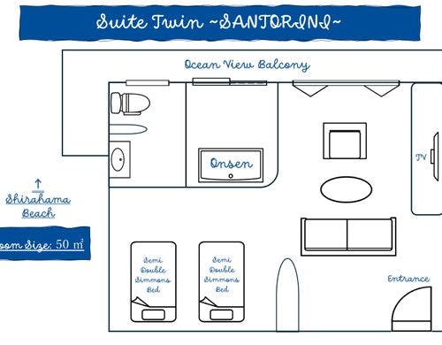 Suite Twin ~SANTORINI~