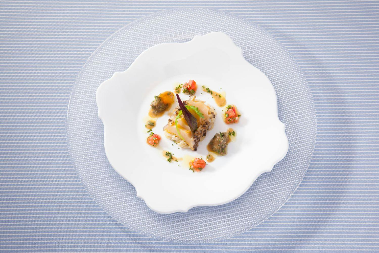 ジャパニーズフレンチコース
魚料理の一例