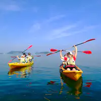 ・カヤックの様子 3歳からご参加OK!