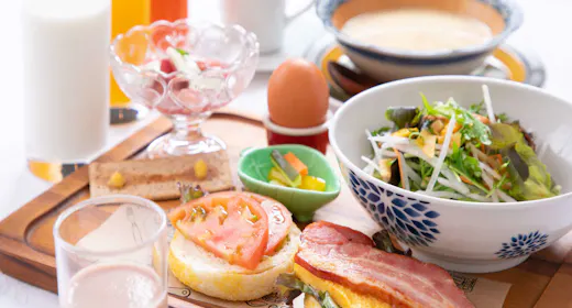 【caffelひなのさと】カッフェルファミリープラン!小学生以下お子様の添い寝無料 朝ごはん付き