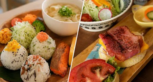【caffelひなのさとで朝ごはんを!】和洋選べる朝ごはん付きプラン