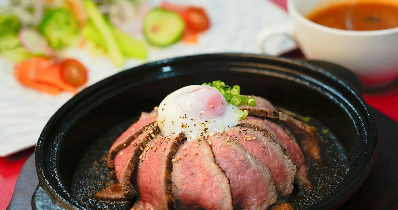 【一杯で味わう、大分の贅沢！】豊後牛×蘭王とろける至福のローストビーフ丼プラン【2食付き】