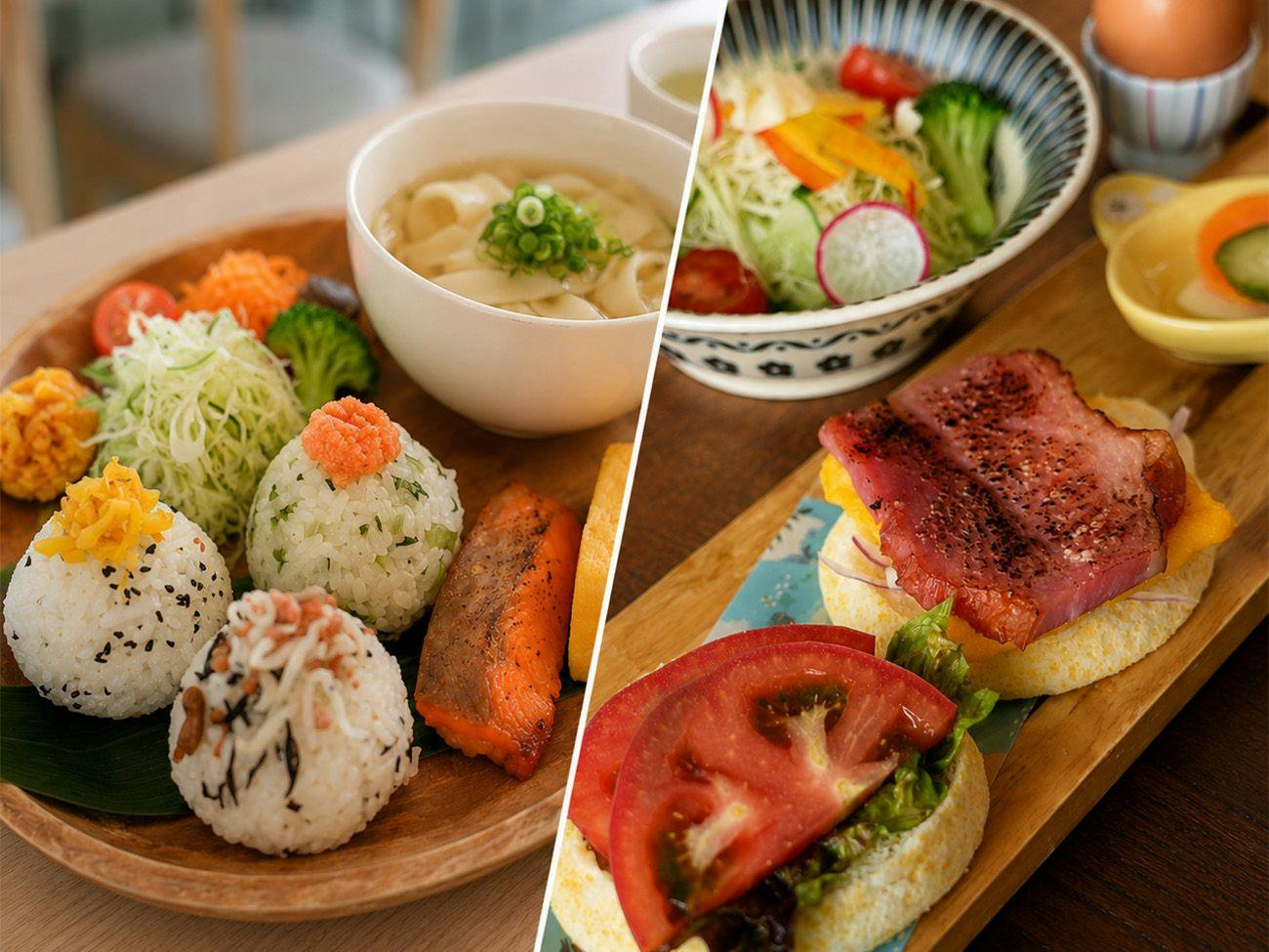 和朝食と洋朝食